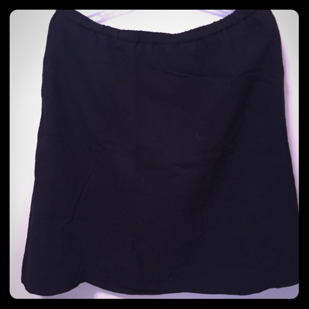New Eileen Fisher organic gauze black skirt, XL